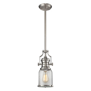 Chadwick 8'' Wide 1-Light Mini Pendant - Satin Nickel