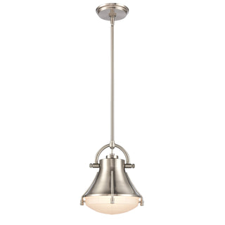 Urbanite 9'' Wide 1-Light Mini Pendant - Satin Nickel