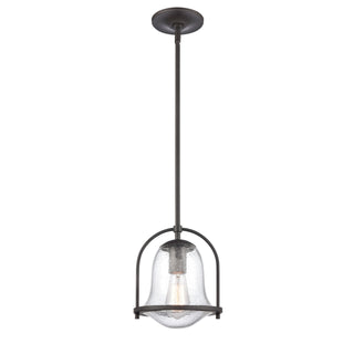 Connection 8'' Wide 1-Light Mini Pendant - Oil Rubbed Bronze