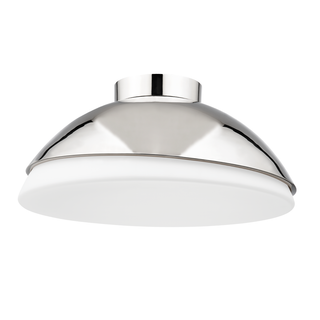 Morse Flush Mount Polished Nickel