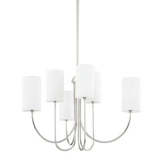 Harlem Chandelier Polished Nickel