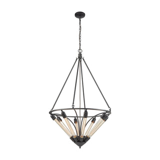 Centrifugal 27'' Wide 8-Light Chandeliers - Oil Rubbed Bronze