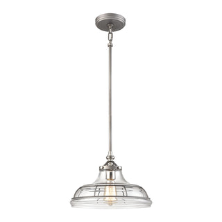 Dunkirk 13'' Wide 1-Light Pendant - Weathered Zinc