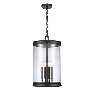 Mendoza 12.75'' Wide 4-Light Pendant - Matte Black