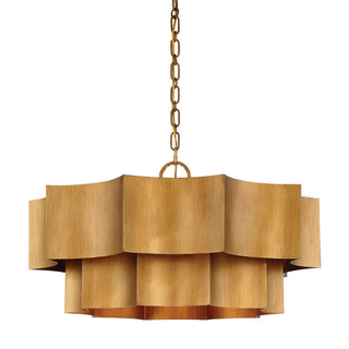 Shelby 6-Light Pendant in Gold Patina Gold Patina