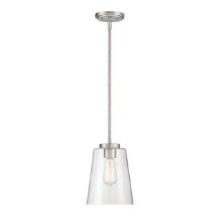 Calhoun 1-Light Pendant in Satin Nickel Satin Nickel