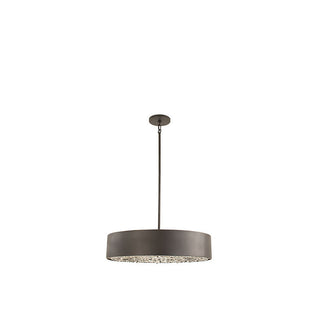 Azores 6-Light Pendant in Black Cashmere Black Cashmere