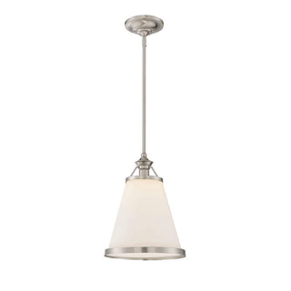 Ashmont 1-Light Pendant in Satin Nickel Satin Nickel