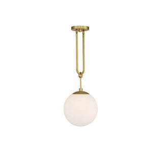 Becker 1-Light Pendant in Warm Brass Warm Brass