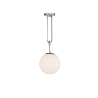 Becker 1-Light Pendant in Satin Nickel Satin Nickel