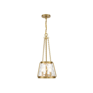 Crawford 3-Light Pendant in Warm Brass Warm Brass