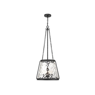 Crawford 4-Light Pendant in Matte Black Matte Black