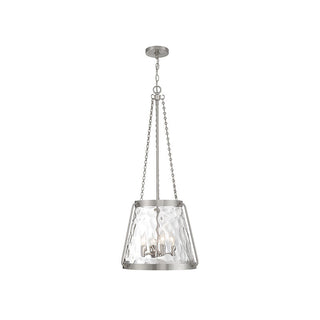 Crawford 4-Light Pendant in Satin Nickel Satin Nickel