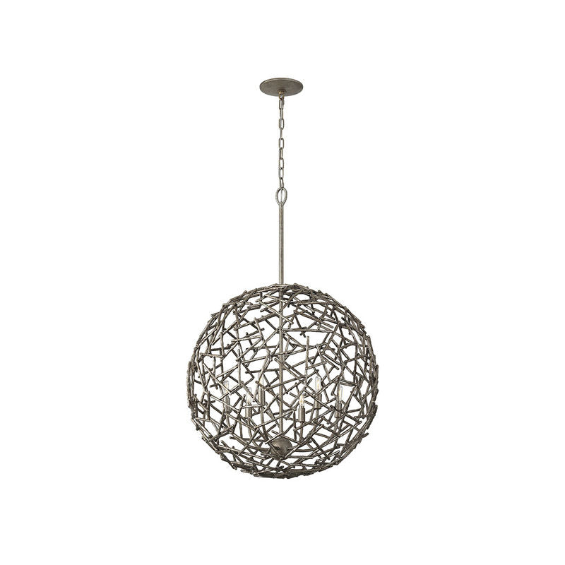 Hendren 6-Light Pendant in Campagne Luxe Campagne Luxe