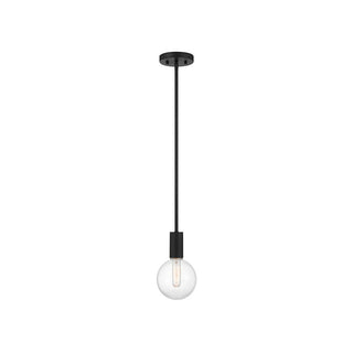 Wright 1-Light Mini-Pendant in Matte Black Matte Black