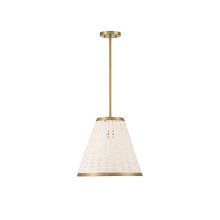 Aster 1-Light Pendant in Warm Brass Warm Brass