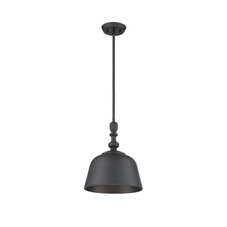 Berg 1-Light Pendant in Matte Black Matte Black