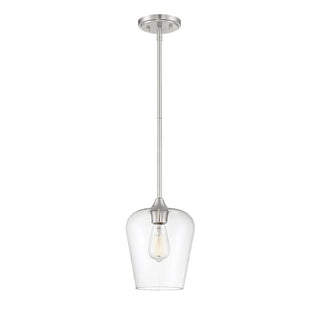 Octave 1-Light Pendant in Satin Nickel Satin Nickel