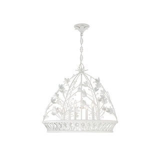 Oakmont 6-Light Pendant in Bisque White Bisque White