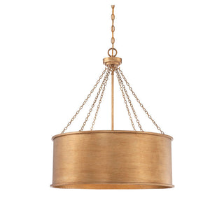 Rochester 6-Light Pendant in Gold Patina Gold Patina