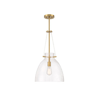 Foster 1-Light Pendant in Warm Brass Warm Brass