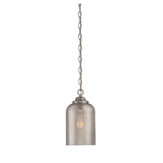 Bally 1-Light Pendant in Satin Nickel Satin Nickel