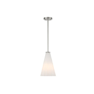 Bristol 1-Light Pendant in Satin Nickel Satin Nickel