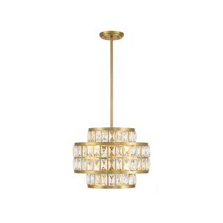 Renzo 3-Light Pendant in Warm Brass Warm Brass