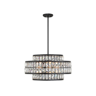 Renzo 4-Light Pendant in Matte Black Matte Black