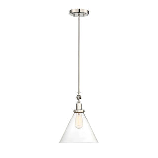 Drake 1-Light Pendant in Polished Nickel Polished Nickel