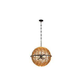 Ventura 10-Light Pendant in Matte Black and Gold Matte Black and Gold