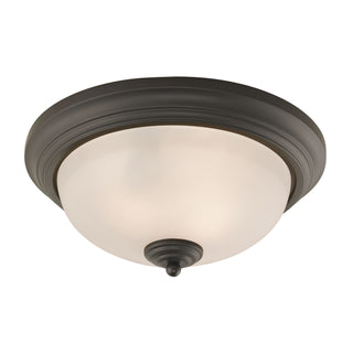 Huntington 13'' Wide 2-Light Flush Mount - Oil Rubbed Bronze