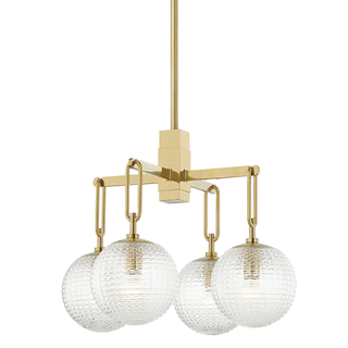 Jewett Chandelier Aged Brass