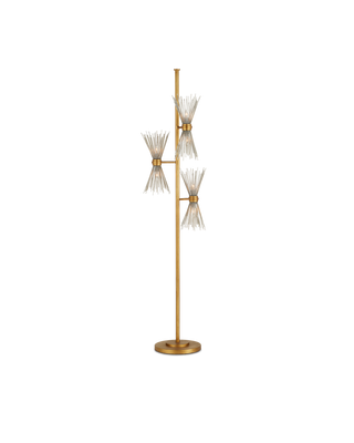 Novatude Gold Floor Lamp