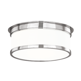 Geneva Flush Mount Polished Nickel