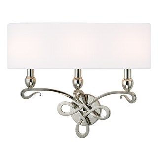 Pawling Wall Sconce Polished Nickel