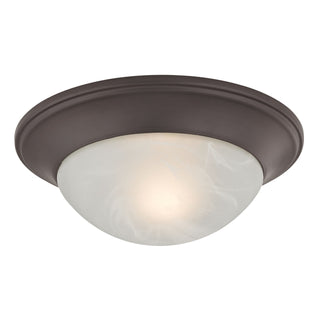 Fluor 12'' Wide 1-Light Flush Mount - Oil Rubbed Bronze