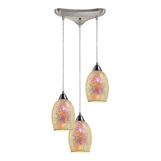 Avalon 10'' Wide 3-Light Pendant - Satin Nickel