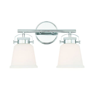 Kaden 2-Light Bathroom Vanity Light in Polished Chrome Polished Chrome