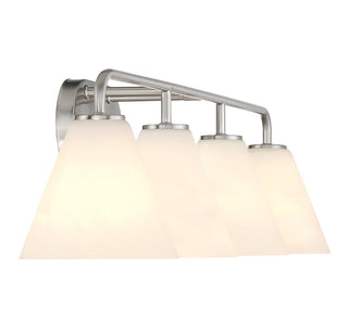 Blair 4-Light Bathroom Vanity Light in Satin Nickel