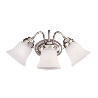 Brighton 3-Light Bathroom Vanity Light in Satin Nickel Satin Nickel