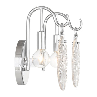 Addison 2-Light Bathroom Vanity Light in Polished Chrome