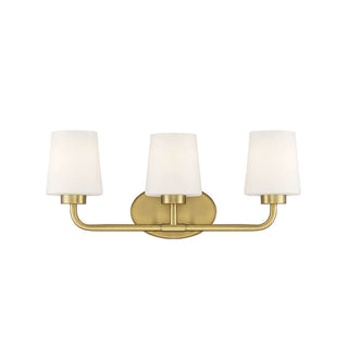 Capra 3-Light Bathroom Vanity Light in Warm Brass Warm Brass