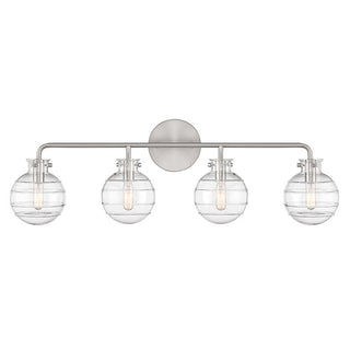 Mason 4-Light Bathroom Vanity Light in Satin Nickel Satin Nickel