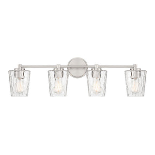 Ballas 4-Light Bathroom Vanity Light in Satin Nickel Satin Nickel