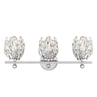 Moreno 3-Light Bathroom Vanity Light in Chrome Chrome