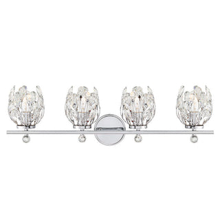 Moreno 4-Light Bathroom Vanity Light in Chrome Chrome