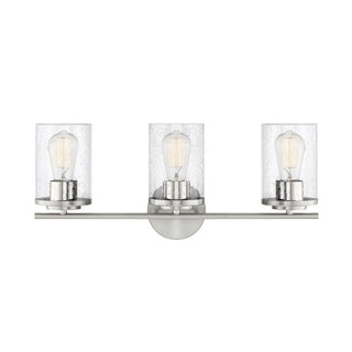 Marshall 3-Light Bathroom Vanity Light in Polished Chrome Polished Chrome