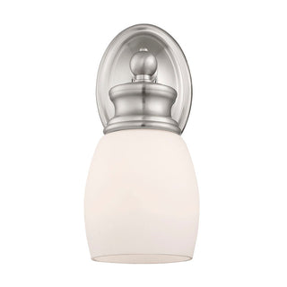 Elise 1-Light Wall Sconce in Satin Nickel Satin Nickel