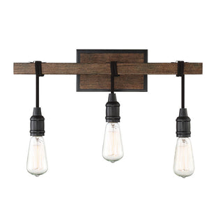 Burgess 3-Light Bathroom Vanity Light in Durango Durango